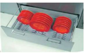 PLATES ORGANISATION 500/60/SILVER D TEXTURE