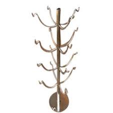 Helmet Stand - Mild steel 6 feet 20 capacity weight 10 kg ball type - Powder Coated