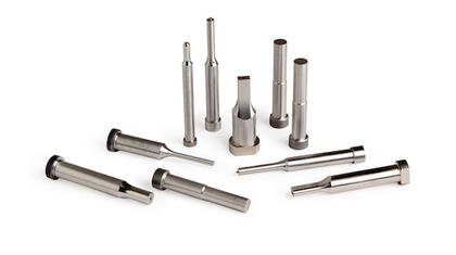 HSS coining punch Shank dia 9.5 MM Overall length 74 MM Tip dia 3.4