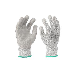 INDUSTRIAL PU COATED CUT RESISTANT GLOVES / LEVEL 5 SIZE 9