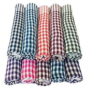 CHECK DUSTER - GREEN