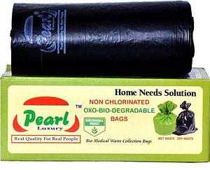 BIODEGRADABLE GARBAGE BAG - BLACK 36x48