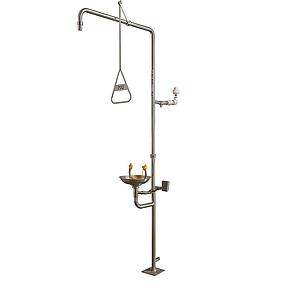 SS FULLBODY SHOWER - EYEWASH PEDDLE & HAND OPERATED