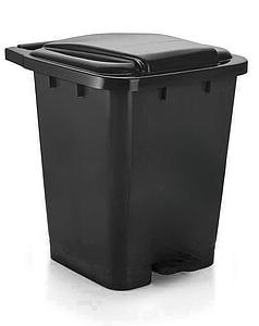 DUST BIN WITH PEDAL 45 LTR WITH LID SIZE 18X16 (W)X20.5(H) (WITHOUT WHEELS)