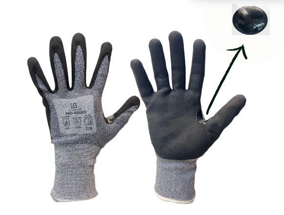 CUT LEVEL C NITRILE MICRO FOAM + THUMB REINFORCEMENT SIZE L