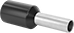 INSULATED WIRE FERRULES FOR ONE 18 WIRE GAUGE WIRE,0.31" PIN L(PCK OF 100)