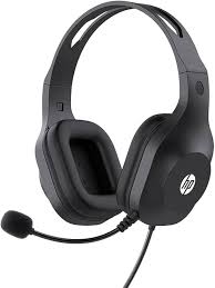 HP H120 Stereo USB-A on Ear Headset Plug-and-Play/Noise-Cancelling Mic/Adjustable Head Strap