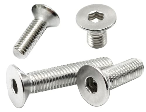 PASSIVATED 18-8 SS PHILLIPS FLAT HEAD SCREW M4 X 0.7MM THREAD, 10MM L (Pack of 100)