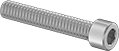 18-8 SS Socket Head Screw 10-32 Thread Size 2-3/4 Long (Pack of 10 each)