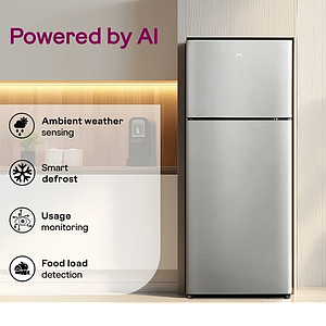 Godrej 223 L 2 Star / AI Powered / 360 Degree Cooling / Inverter Frost Free Double Door Refrigerator