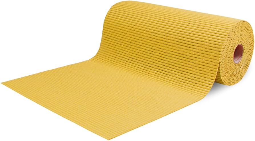 PVC RUBBER MAT ROLL 3MM X 200MM X 50MTR - YELLOW COLOUR