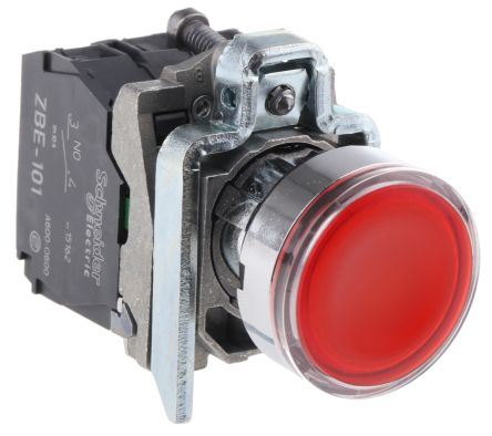 Illuminated Push Button Red 24VDC