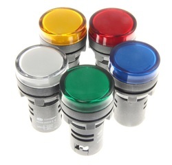 TEKNIC BARREL TYPE IND LAMP Blue Dia 220V AC