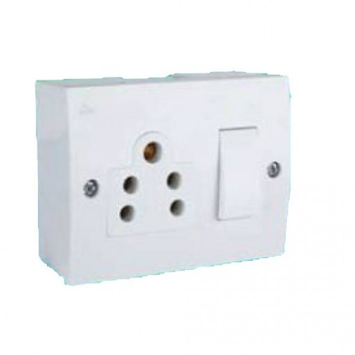 6A SWITCH SOCKET COIMBINED WITH BOX