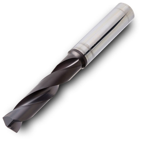 Drill Solid Cardbide Dia 9.3X50FLX80MM OAL Straight Shank